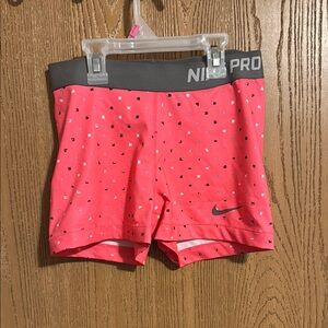 Nike Women's Pink Spandex Shorts